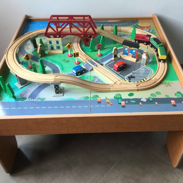 imaginarium wooden train set