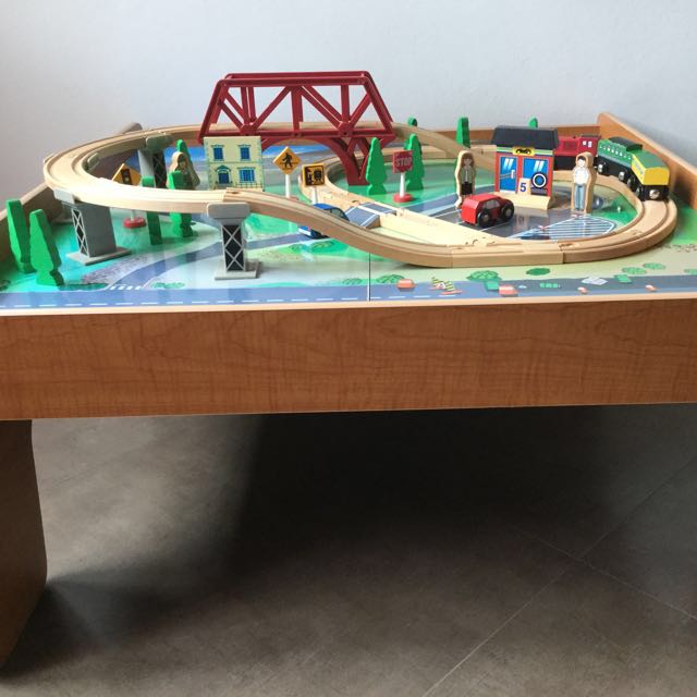 Imaginarium Train Set with Table 55 pieces Babies Kids Baby