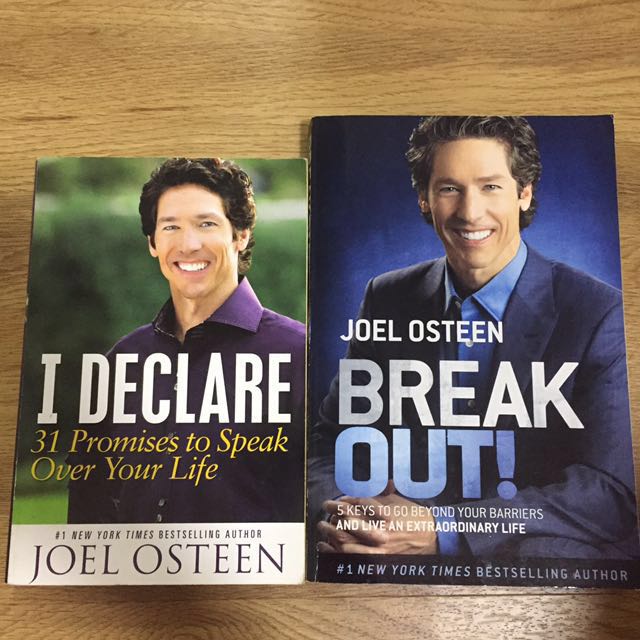 Joel Osteen Break Out I Declare Books Stationery Fiction