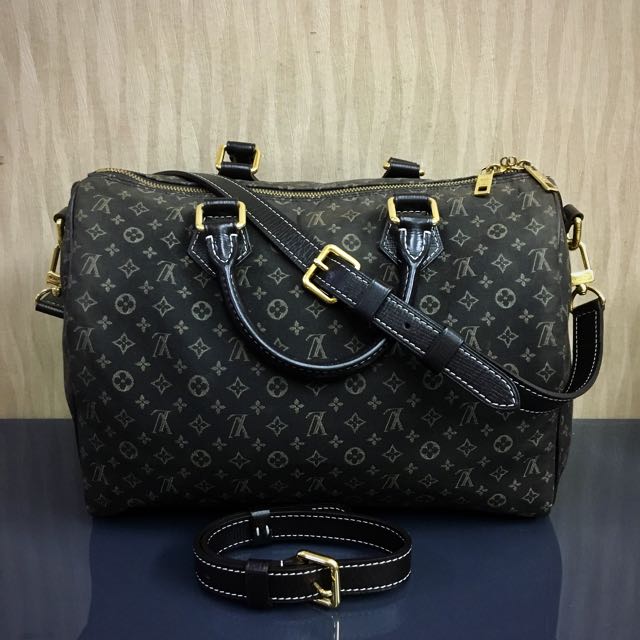 Lv speedy denim sale