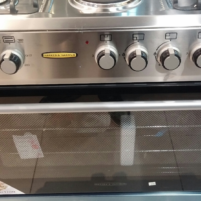 Markes highend stainless gas range oven 90cm x 60cm MGR90SSF, Furniture