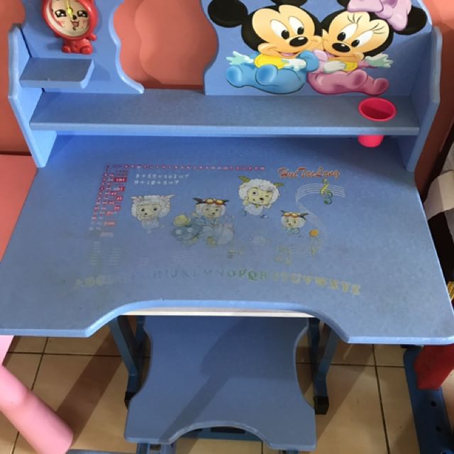 Meja Belajar Mickey Mouse Babies Kids Others On Carousell