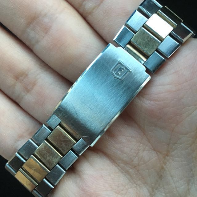 Steel Band Eberhard Royal Quartz Watch Eberhard Gold In Gold And