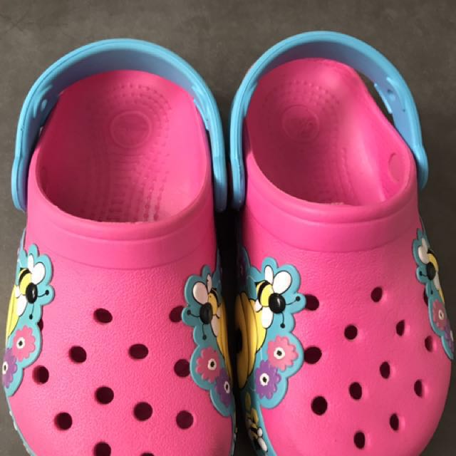 light pink crocs