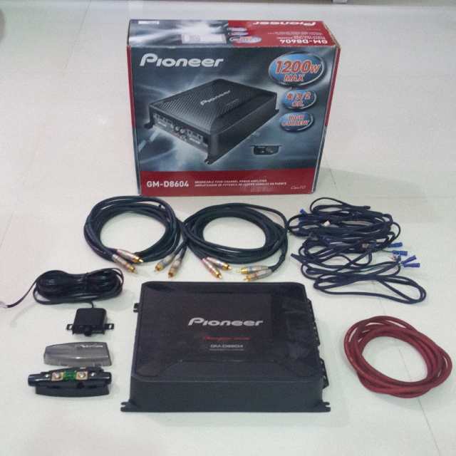 Pioneer Amplifier GM-D8604 1200W, Car Accessories on Carousell