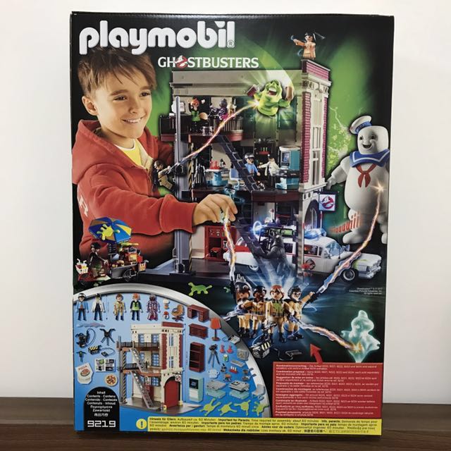 playmobil ghostbusters fire headquarters