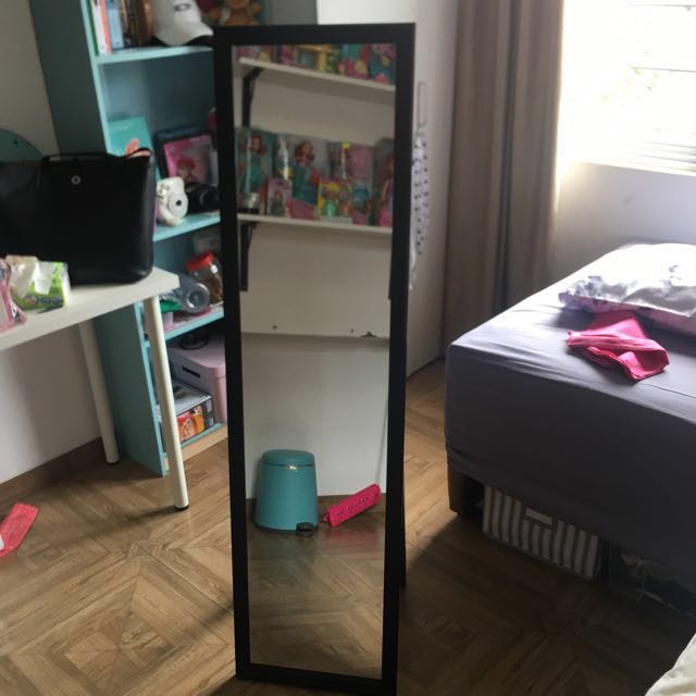 standing mirror black ace  hardware  kaca cermin panjang 