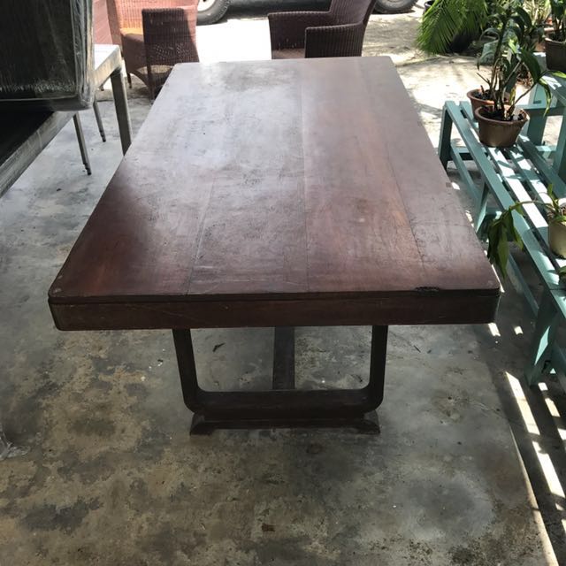 Teak table, Furniture & Home Living, Furniture, Tables & Sets on Carousell