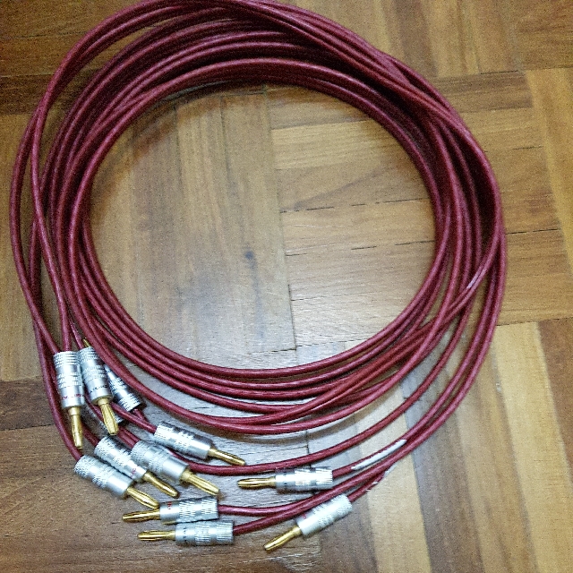 Terminated speaker cables for Sale 3 x QED Bronze Special Edition