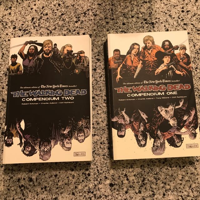 Walking Dead Compendium Volume 1 2 Books Stationery Comics