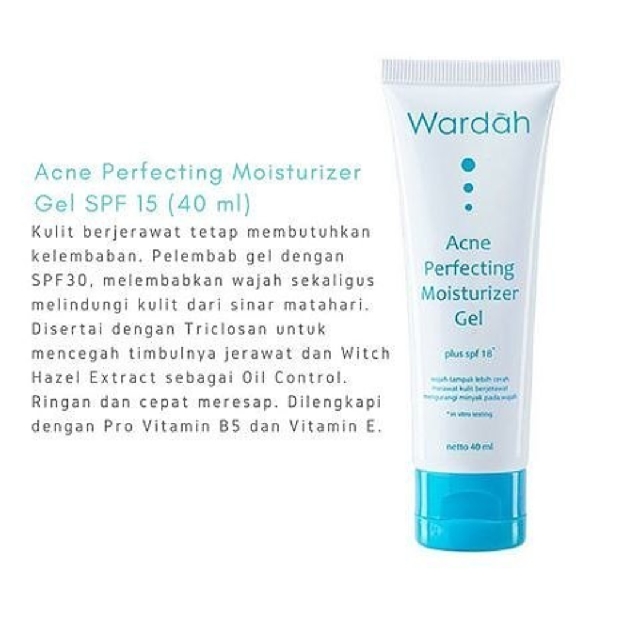Wardah acne perfecting moisturizer clearance gel