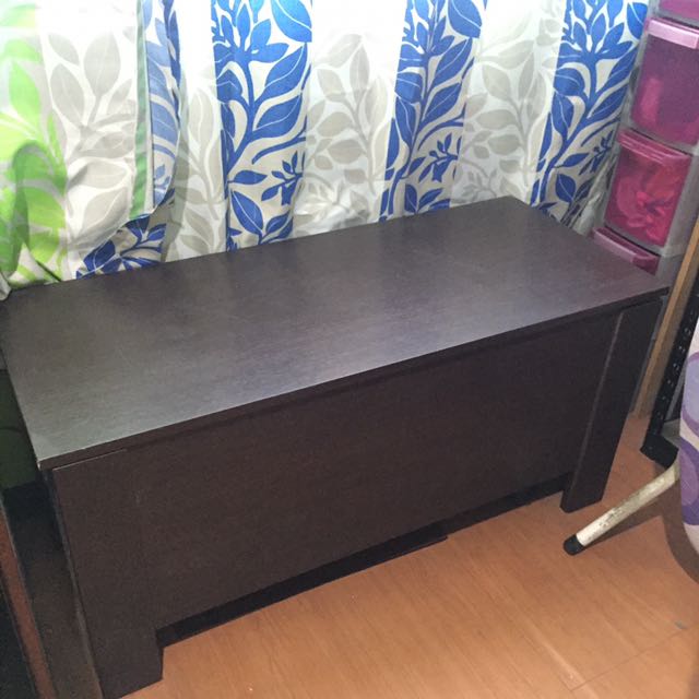 Wooden Storage Bench On Carousell