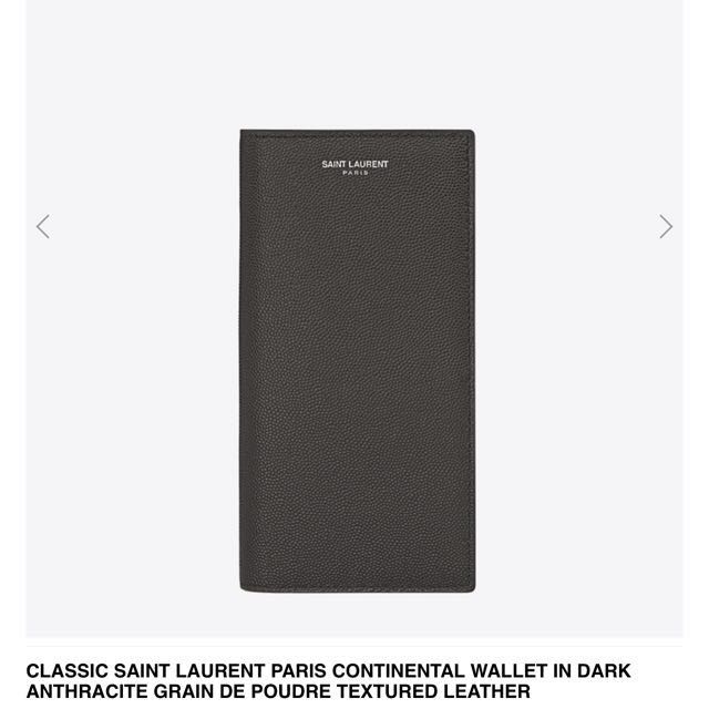Ysl long wallet men store
