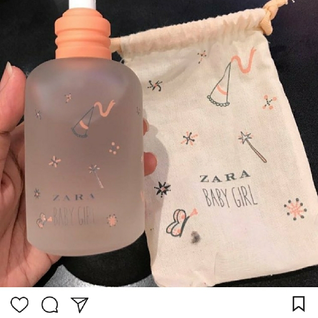 Zara baby cologne top