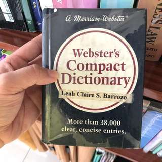 Websters Compact Dictionary