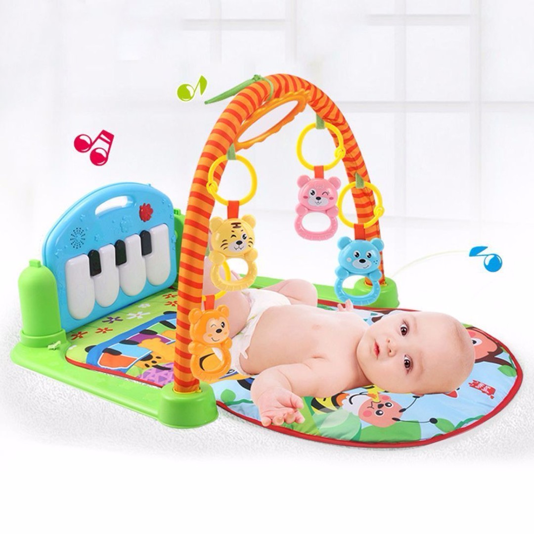 3 In 1 Play Gym Play Mat Baby Pedal Piano Multicolor Fisher Price