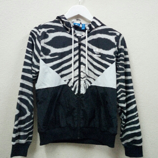 zebra adidas jacket