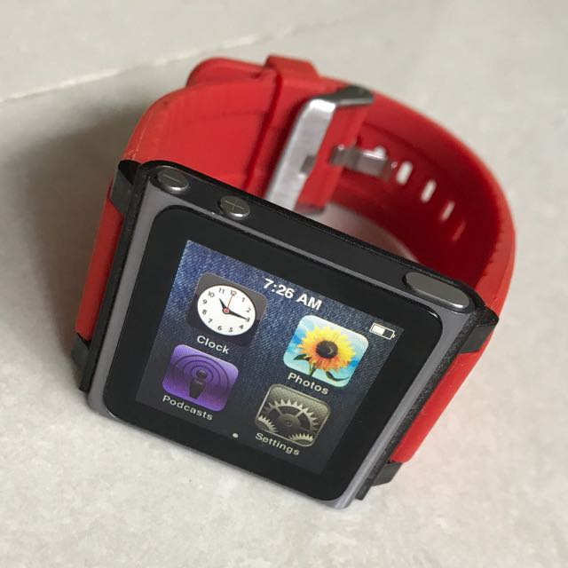 Apple iPod nano 6th Gen 8GB with watch strap , Audio, Portable Audio  Accessories on Carousell