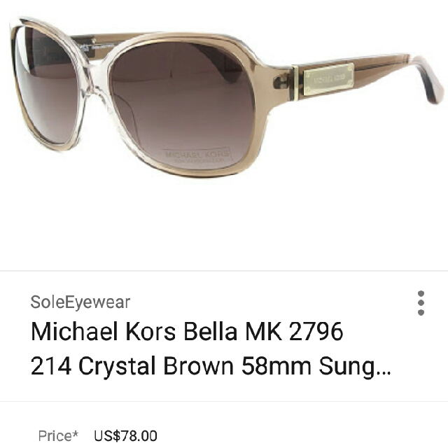 michael kors bella sunglasses