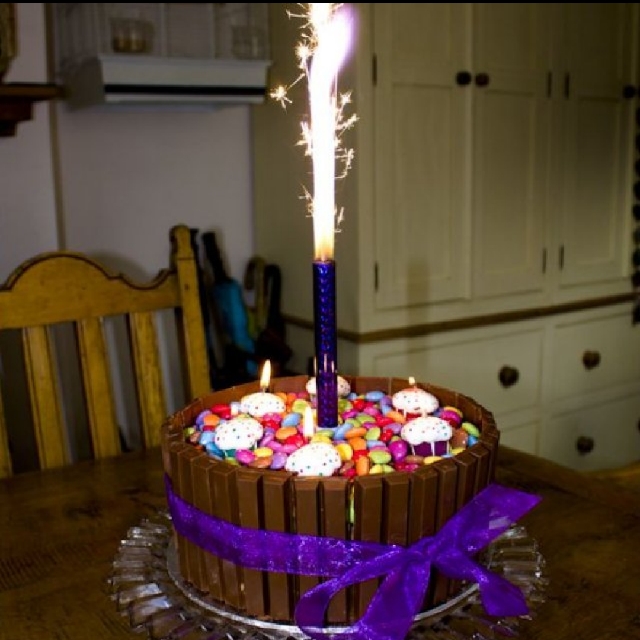 Birthday sparkle firework candle, Everything Else on Carousell