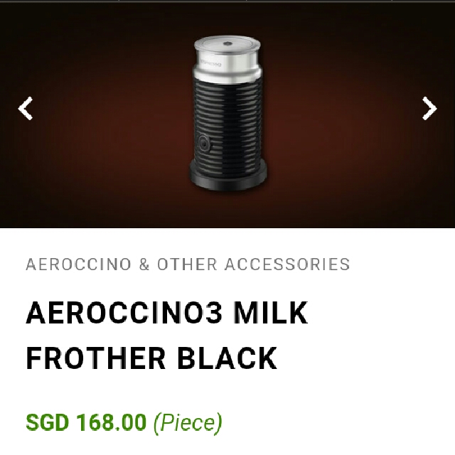 Nespresso Aeroccino 3 Milk Frother brand new, TV & Home Appliances