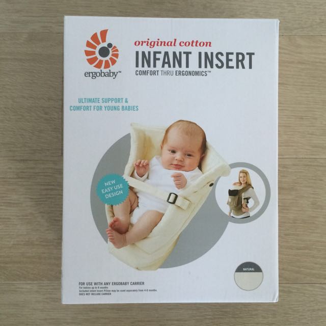 BNIB Ergobaby Original Cotton Insert, Babies & Kids, Going Out