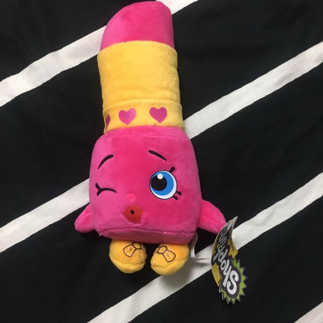 shopkins lipstick plush