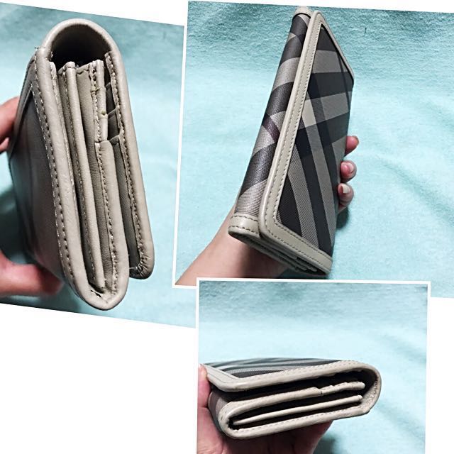 Burberry Smoked Check Penrose Continental Wallet Luxury Bags Wallets on Carousell