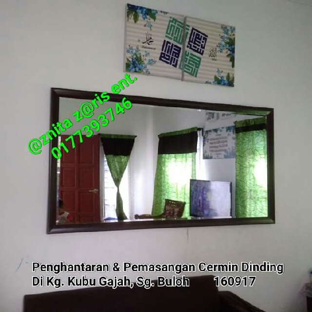 Cermin Dinding Besar Rumah Perabot Home Décor Di Carou