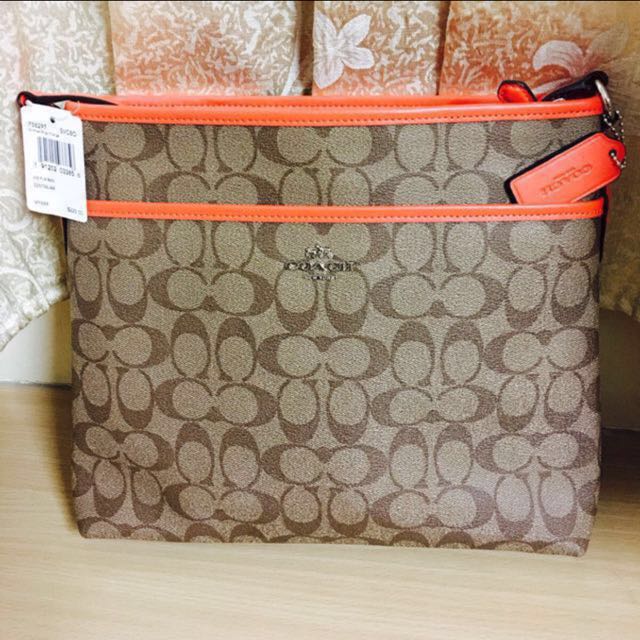 Coach file bag f58297 online