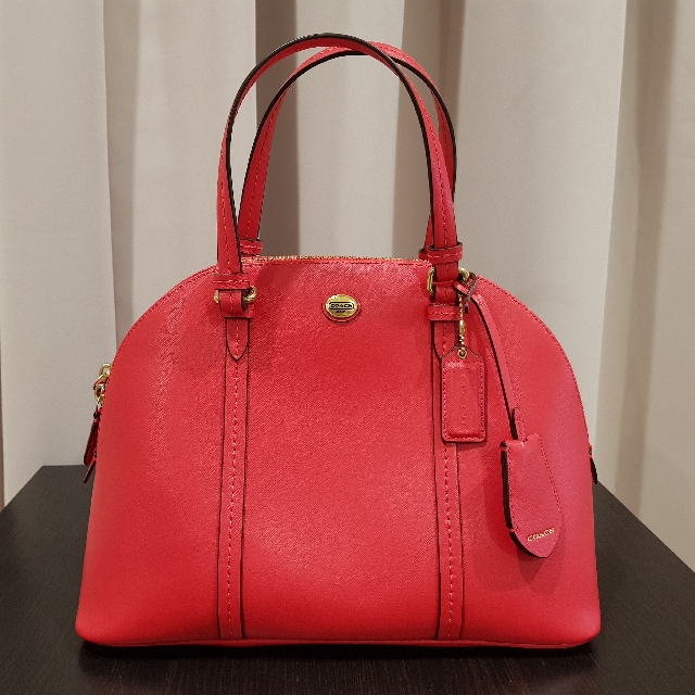 coach cora domed satchel