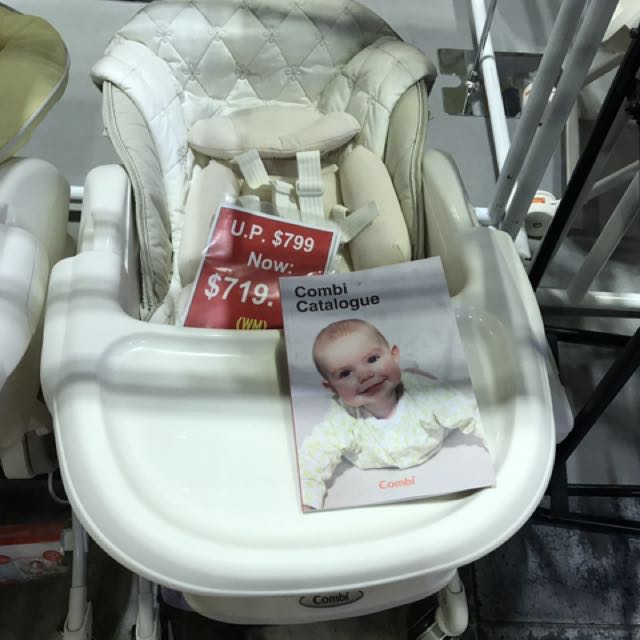 combi auto swing high chair