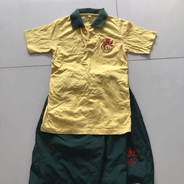 Fo Guang Shan Uniform (M size) and bag, Babies & Kids, Babies & Kids
