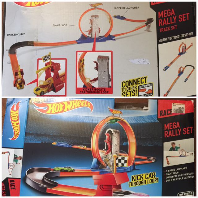hot wheels action mega rally set