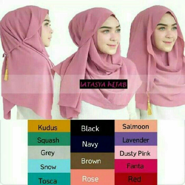 Jilbab Hijab Kerudung Khimar Instan Amira Jilbab Instan Amira
