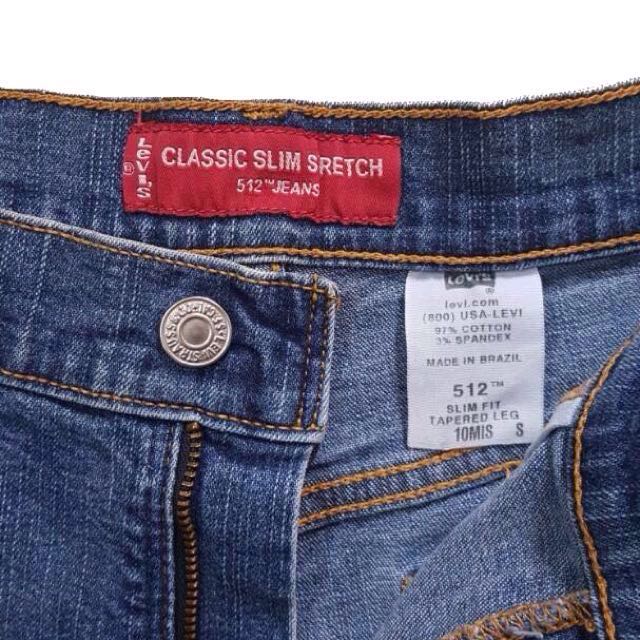 levi classic slim stretch 512 jeans
