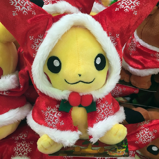Pikachu christmas plush hotsell