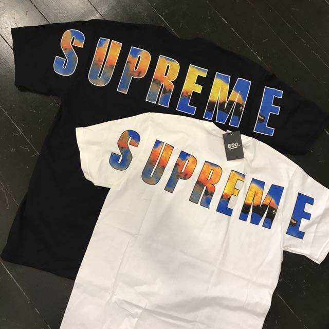 supreme crash tee black