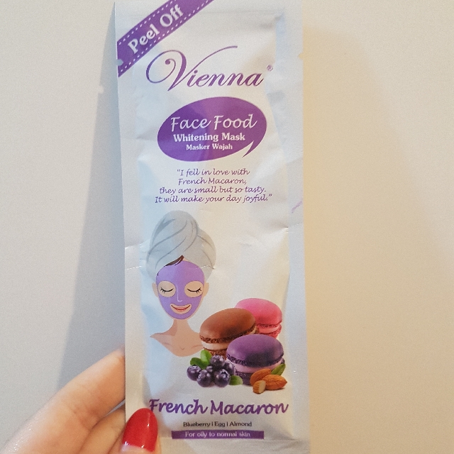 Vienna Peel Off Mask French Macaron Kesehatan Kecantikan Kulit Sabun Tubuh Di Carousell