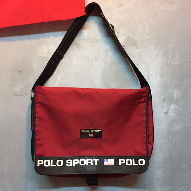 polo sport messenger bag
