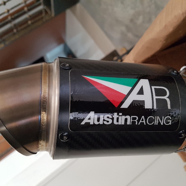 bmw s1000rr austin racing exhaust