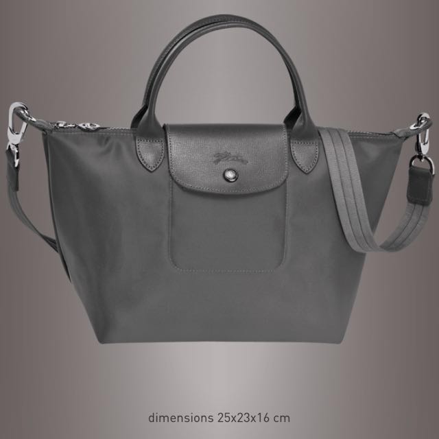 longchamp dark grey