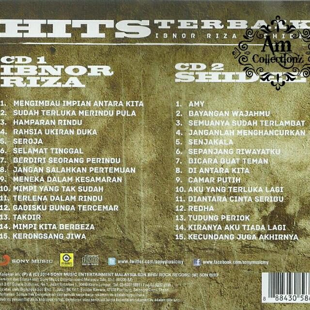 Cd Hits Terbaik Ibnor Riza Shidee 2014 Music Media Cd S Dvd S Other Media On Carousell