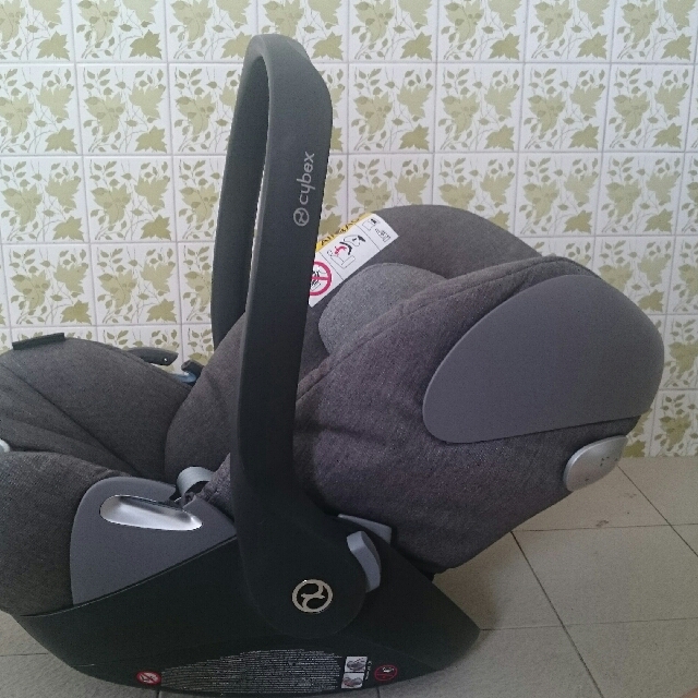 Cybex Cloud Q (Manhattan grey) infant seat car, Babies Kids