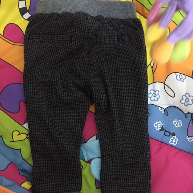 Gray pants (Category: Maternity Care) located in Singapore. Submitted by adelato (Listing ID 128405575, Image 3). Description: Assorted clothes for sale. Unused. Washed and ironed but baby never used. Pet free smoke free environment. Size as shown above. Bought from Mothercare.