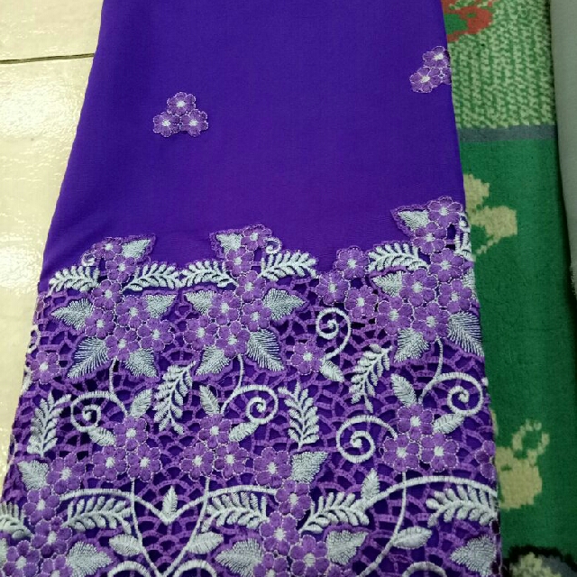 Kain Sulam Bandung Prada Silk Women S Fashion Muslimah Fashion On Carousell