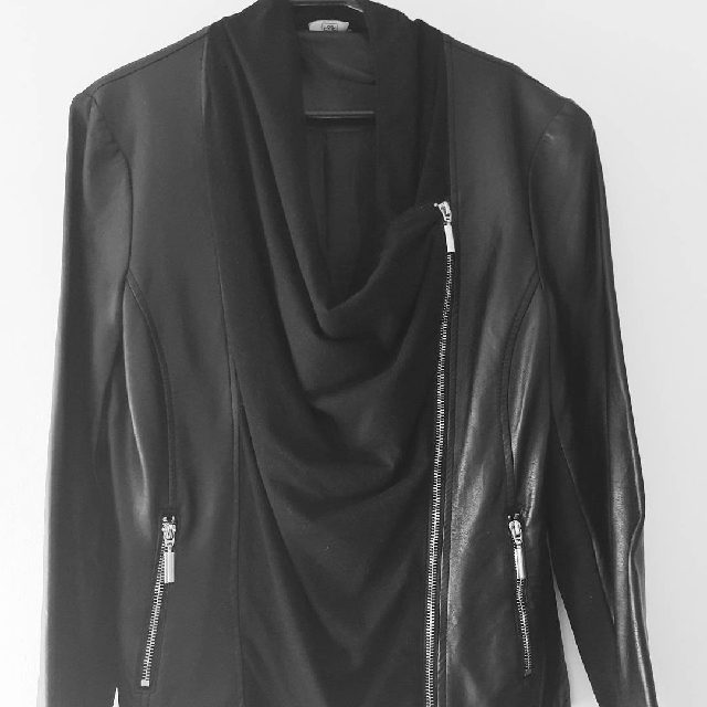 F&f leather jacket best sale
