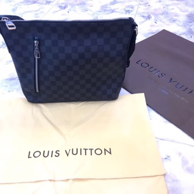 Replica Louis Vuitton N41211 Mick PM Messenger Bag Damier Graphite Canvas  For Sale