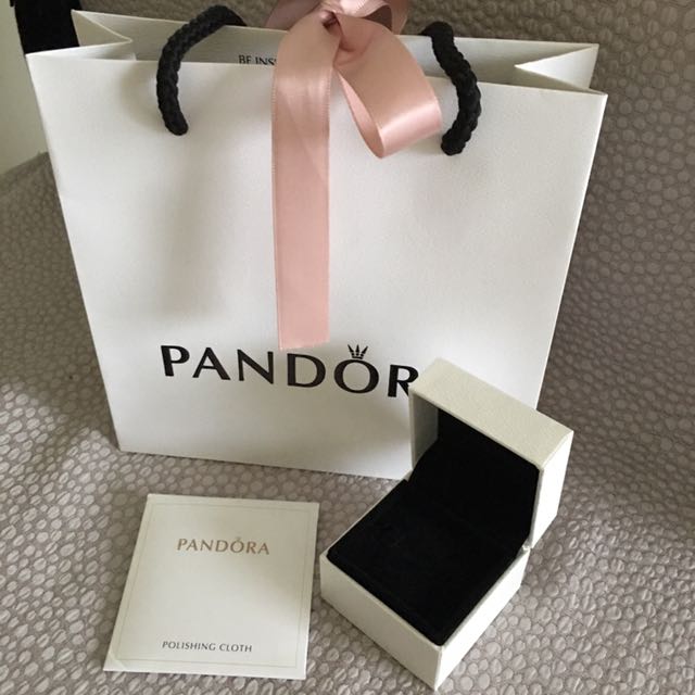 Pandora 3 In 1 Ring Box Polishing Cloth Paper Bag Women S Fashion Accessories On Carousell
