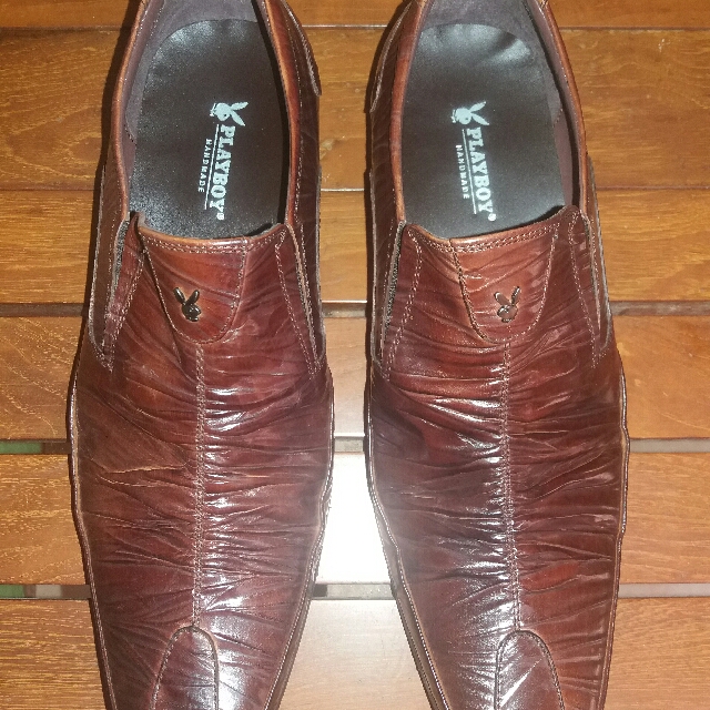 Sepatu Kulit Playboy Original Fesyen Pria Sepatu Sepatu Formal Di Carousell